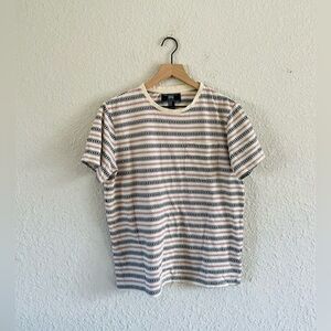 Beautiful Giant Striped Striped Pocket T-Shirt